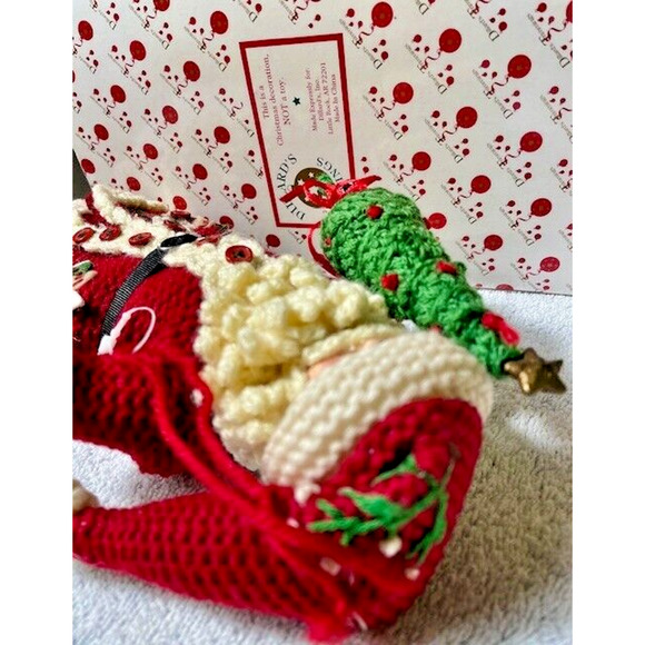 Santa Claus Knited Clothing & Tree - From Dillards in original Box - Vintage - Picture 8 of 13